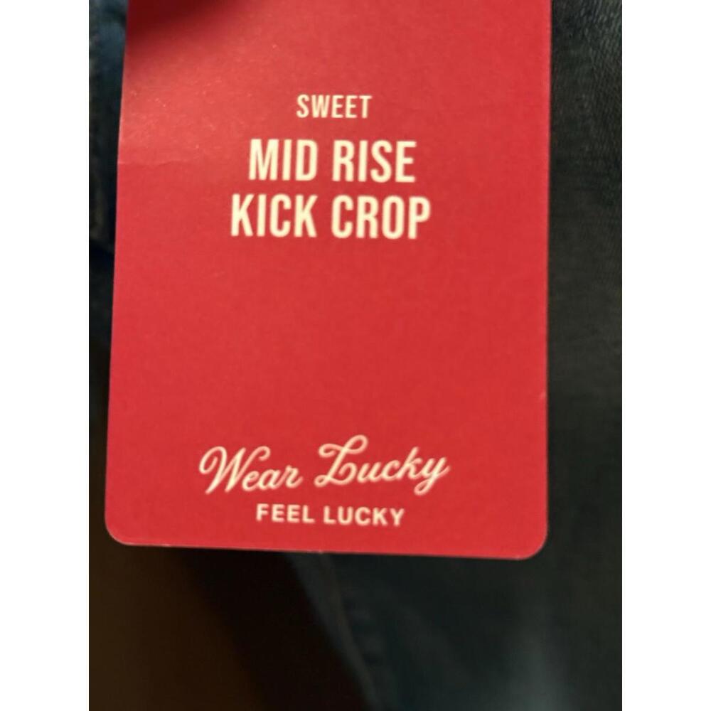 Lucky Brand Women’s Sweet Raw Hem Crop Kick Flare Jeans Broadway 10/30 $99.50 - Picture 16 of 16